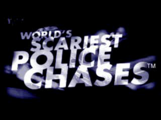 Worlds Scariest Police Chases title screen for Playstation